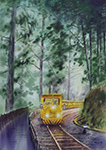 Bong Bong Train_Taipingshan_painted by Lai Ying Tse